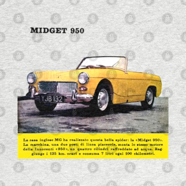 MG MIDGET - advert by Throwback Motors